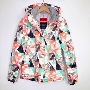 Searipe Snow gear Colorful Geometric Jacket